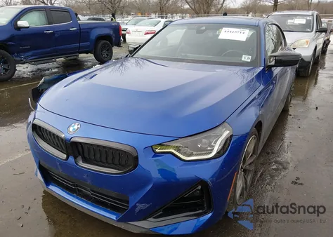 2024 BMW M240 I xDrive z USA, uszkodzony, nr VIN 3MW53CM04R8E44202